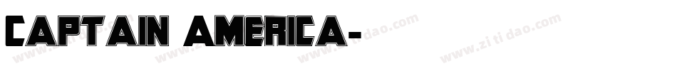 Captain America字体转换
